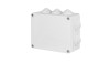 INDUSTRIAL Puszka hermetyczna n/t 198x139x82mm IP55 z 8 dławicami szara 2707-02