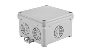 Puszka n/t hermetyczna pusta 88x88x58mm IP54 z dławicą zintegrowaną szara N80x80F 35210002 /36szt./