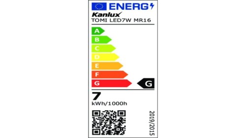 Żarówka LED Gx5,3 TOMI LED7W MR16-CW 580lm 5300K barwa zimna 22707