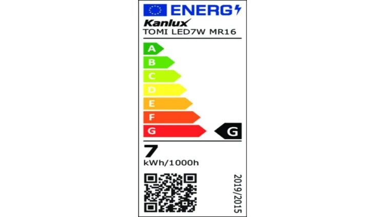 Żarówka LED Gx5,3 TOMI LED7W MR16-CW 580lm 5300K barwa zimna 22707