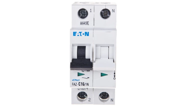 Wyłącznik nadprądowy 1+N C 16A 15kA AC FAZ C16/1N 278674