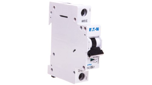Wyłącznik nadprądowy 1P B 6A 15kA AC FAZ B6/1 278529