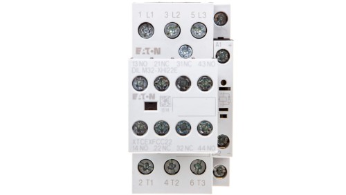 Stycznik mocy 17A 3P 24-27V DC 2Z 2R DILM17-22(RDC24) 106371