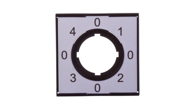 Tabliczka opisowa aluminium kwadratowa 0-1-0-2-0-3-0-4 M22-XCK2 279435