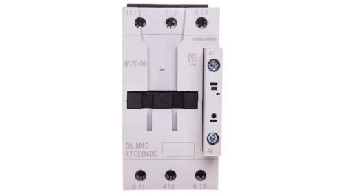 Stycznik mocy 40A 3P 42V AC 0Z 0R DILM40(42V50HZ,48V60HZ) 277762