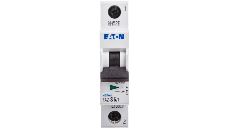 Wyłącznik nadprądowy 1P S 6A 15kA AC FAZ S6/1 278610