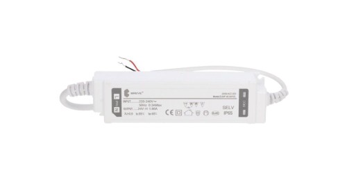 Zasilacz LED 24V DC 40W 1,66A IP65 /z zabezpieczeniami/ ZLDP 40-24YCL 19724-9021