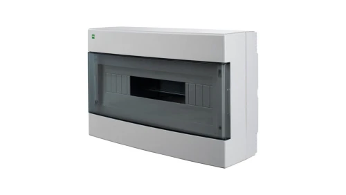 Rozdzielnica modułowa natynkowa AREO PE+N 1X18 IP40 biały/dymny 3650-01