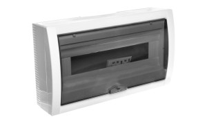 Rozdzielnica Natynkowa 1-Rzędowa 18-Modułowa IP40 Drzwi Transparentne 90912118