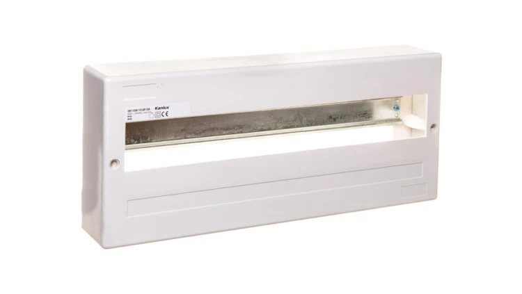 Rozdzielnica modułowa 1x18 natynkowa IP30 IK06 II klasa bez drzwi DB118W 1X18P/SM biała 3854