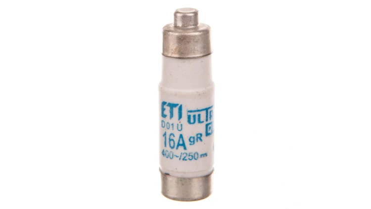 Wkładka bezpiecznikowa D01 16A aR 400V E14 16NZ01R