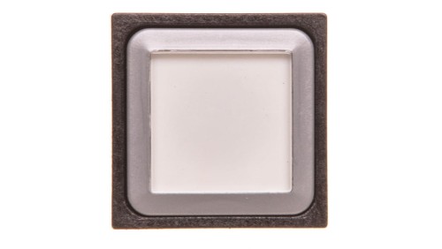Napęd przycisku 25x25mm biały bez samopowrotu z podświetleniem Q25LTR-WS 087232
