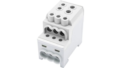 Blok rozdzielczy - dystrybucyjny Al/Cu SDB 200 (80030) SIMBLOCK szary 81602002