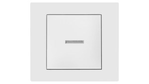 Vestra Łącznik 1-biegunowy bez ramki z podświetleniem podtynkowy IP20 biały 3823-10