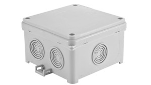 Puszka n/t hermetyczna pusta 98x98x60mm IP54 z dławicą zintegrowaną szara N90x90F 35220002
