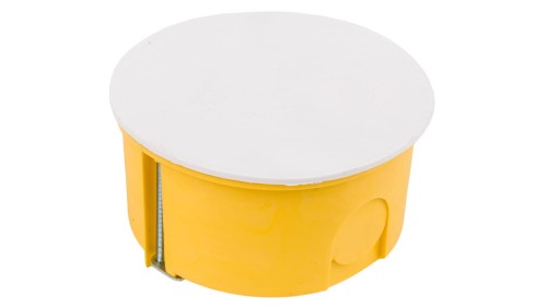 Puszka podtynkowa 80mm regips niepalna żółta PO-80 0209-0N /35szt/