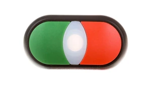 Napęd przycisku podwójny zielony/czerwony z podświetleniem z samopowrotem M22S-DDL-GR 216699