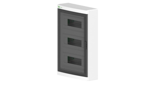 Rozdzielnica modułowa natynkowa elektryczna ELEGANT 3x12 drzwi przezroczyste 2445-01