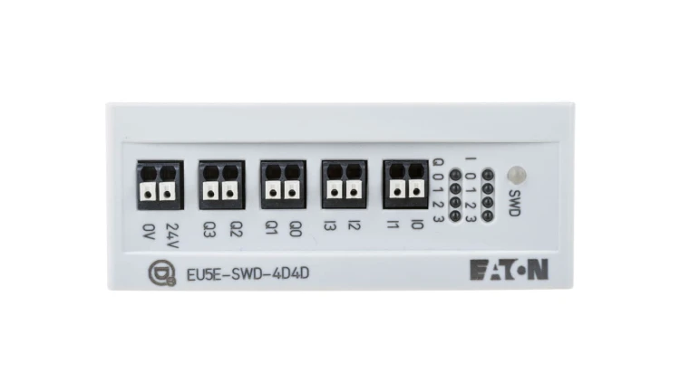 Moduł wejść/wyjść cyfrowych 4 wejść 4 wyjść 24V DC SmartWire-DT EU5E-SWD-4D4D 116382