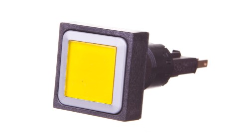 Napęd przycisku 25x25mm żółty bez samopowrotu z podświetleniem Q25LTR-GE/WB 086346