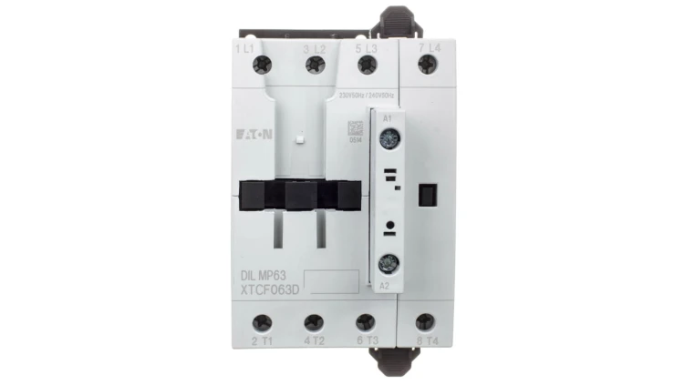 Stycznik mocy 63A AC-1 4P 230VAC 0Z 0R DILMP63(230V50HZ,240V60HZ) 109855