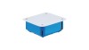 Puszka regips 115x115x45mm niebieska P110 32042203