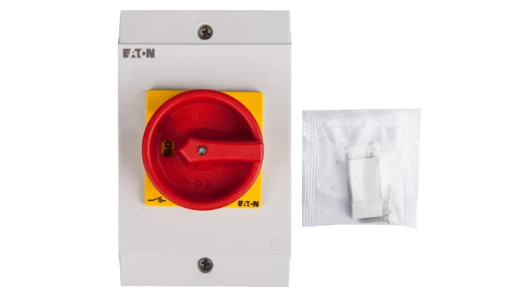 Łącznik krzywkowy 0-1 3P 32A w obudowie P1-32/I2/SVB 207314