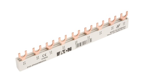 Szyna łączeniowa 3P 63A 10mm2 widełkowa (9 mod.) EVG-3PHAS/9MODUL 215645