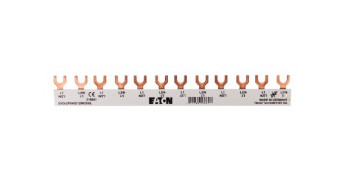 Szyna łączeniowa 2P 63A 10mm2 widełkowa (12 mod.) EVG-2PHAS/12MODUL 215641