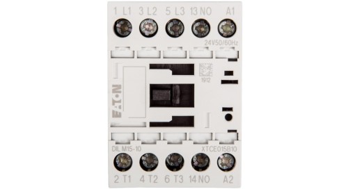 Stycznik mocy 15A 3P 24V AC 1Z 0R DILM15-10(24V50/60HZ) 290062