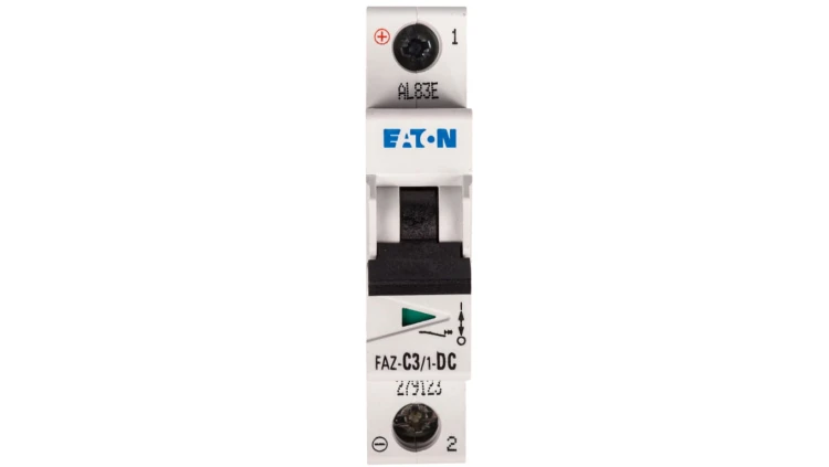 Wyłącznik nadprądowy 1P C 3A 15kA DC FAZ C3/1-DC 279123