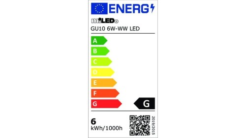 SUPER CENA Żarówka LED GU10 6W-WW LED 520lm 3000K barwa ciepła 31233