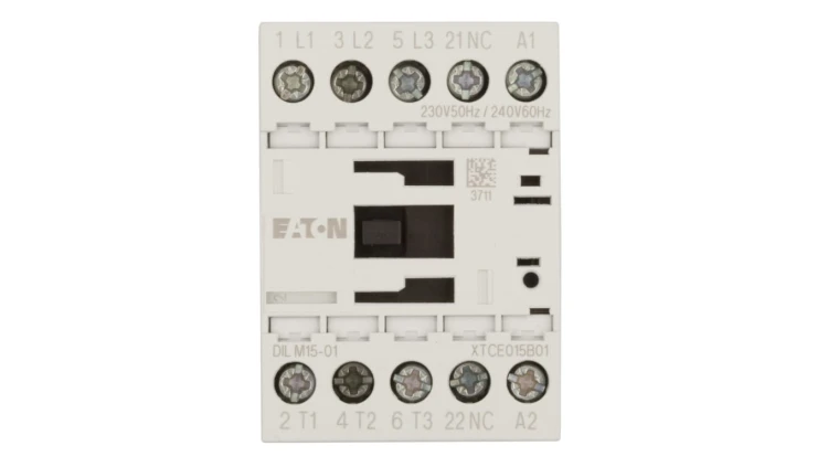 Stycznik mocy 15A 3P 230V AC 0Z 1R DILM15-01 (230V50HZ,240V60HZ) 290093