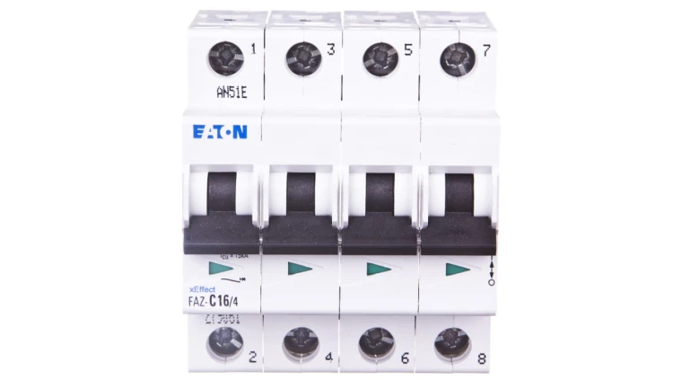 Wyłącznik nadprądowy 4P C 16A 15kA AC FAZ C16/4 279061