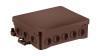 Puszka naścienna 90x40x135mm z dławnicą zintegrowaną samozatrzaskowa bezhalogenowa odporna na UV 35404115