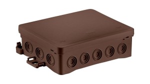 Puszka naścienna 90x40x135mm z dławnicą zintegrowaną samozatrzaskowa bezhalogenowa odporna na UV 35404115