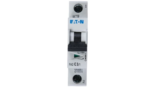 Wyłącznik nadprądowy 1P C 3A 15kA AC FAZ C3/1 278551
