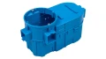 Puszka podtynkowa podwójna 60mm głęboka niebieska SE2x60G 34159203 /5szt./