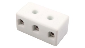 Złączka gwintowa porcelanowa 4mm² 3-tory biała z 2 otworami montażowymi CPO-5A-3P 80713516