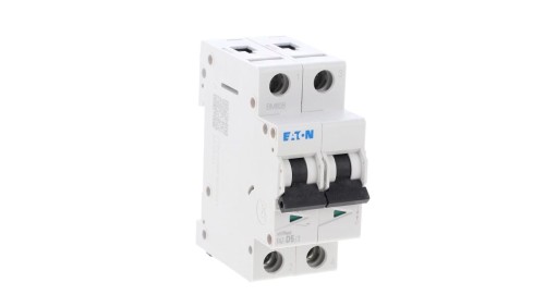 Wyłącznik nadprądowy 2P D 5A 15kA AC FAZ-D12/2 278776