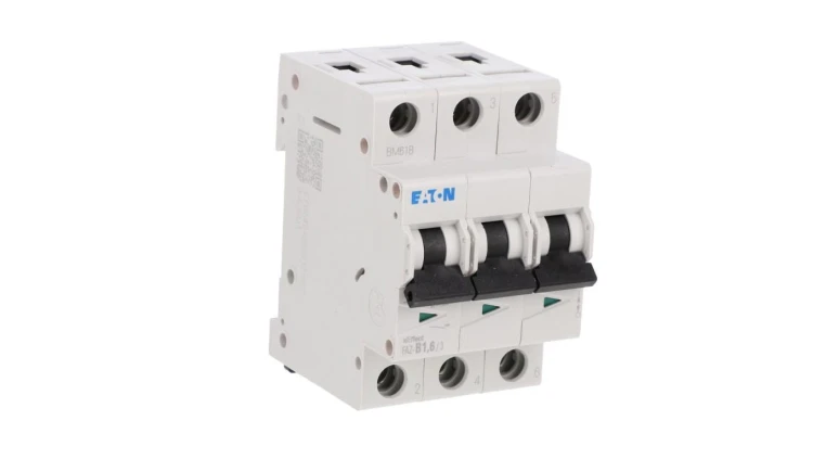 Wyłącznik nadprądowy 3P B 1,6A 15kA AC FAZ-B1,6/3 278834
