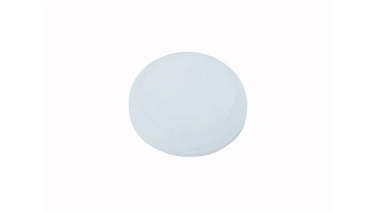Soczewka lampki 22mm płaska bez opisu biała M22-XL-W 216453