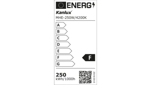Lampa metalohalogenkowa E40 MHE-250W/4200K 12755