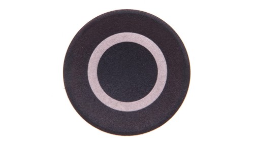 Wkładka przycisku 22mm płaska czarna z opisem O M22-XD-S-X0 218154