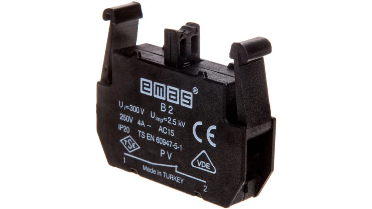 Element łączeniowy 1NC do kaset sterowniczych PV, T0-PVB2