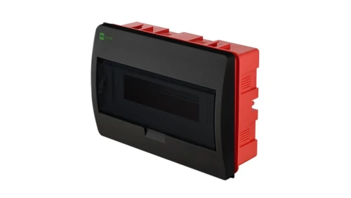 Rozdzielnica modułowa 1x12 podtynkowa IP40 1/12 zaciski PE+N Elegant czarny 2413-09