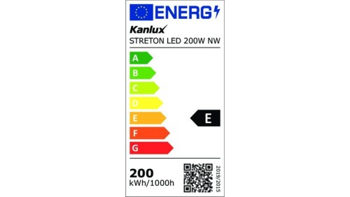 Oprawa uliczna LED STRETON 200W NW Ikl. barwa neutralna 4000K 26000lm IK08 IP65 szary 36233