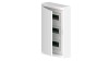 Rozdzielnica modułowa natynkowa elektryczna ELEGANT 3x12 drzwi białe 2445-00