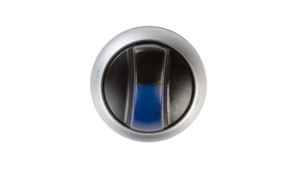 Napęd przełącznika 2 położeniowy niebieski z podświetleniem bez samopowrotu M22-WRLK-B 216831