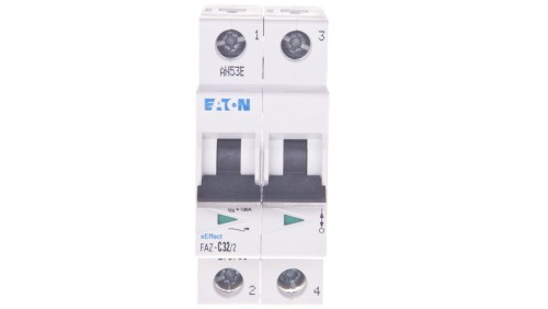 Wyłącznik nadprądowy 2P C 32A 15kA AC FAZ C32/2 278763
